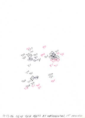 4-13-06 N.Y. Mets at Washington, 1st Inning