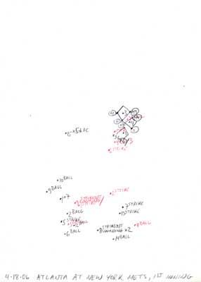 4-18-06 Atlanta at N.Y. Mets, 1st Inning