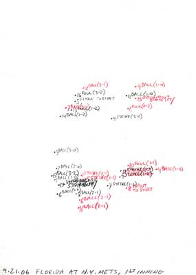 9-21-06 Florida at N.Y. Mets, 1st Inning